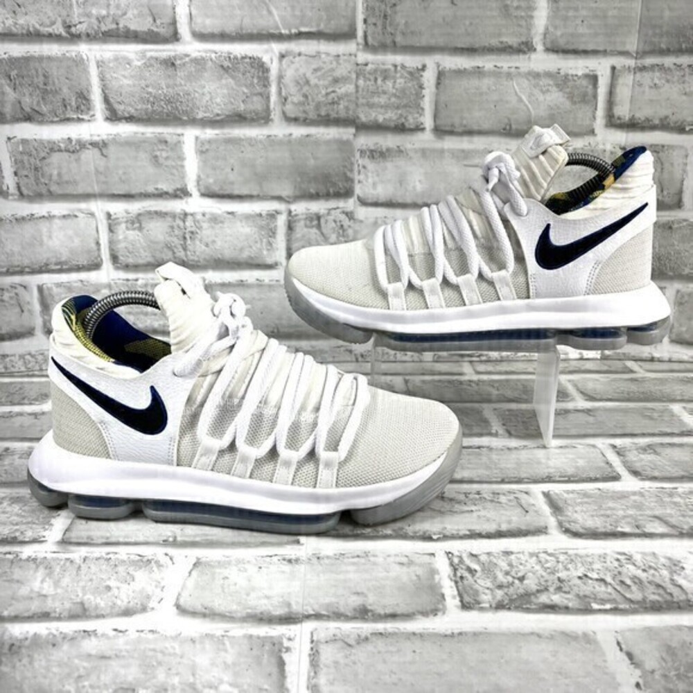Nike Zoom White KD10 LMTD NBA Golden State Warriors Size 6.5 Y